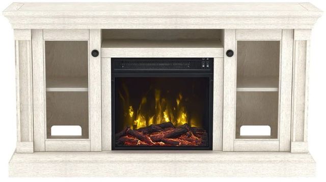 ClassicFlame® Coastal White Oak TV Stand for TVs up to 60” with Electric Fireplace-3