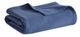 Olliix by Madison Park Freshspun Basketweave Navy King Cotton Blanket-0
