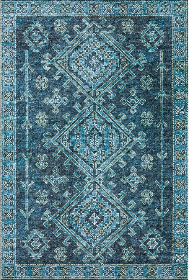 Dalyn™ Rug Company Brisbane BR2 Navy 5'x8' Area Rug-0