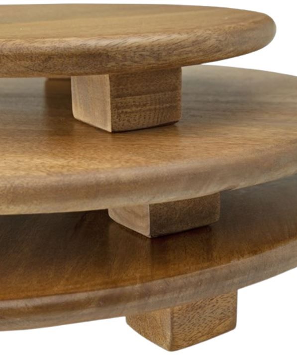 Signature Design by Ashley® Kaidler 3-Piece Honey Brown Tray Set-2