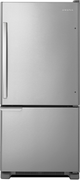 Amana® 18.7 Cu. Ft. Stainless Steel Bottom Freezer Refrigerator-0