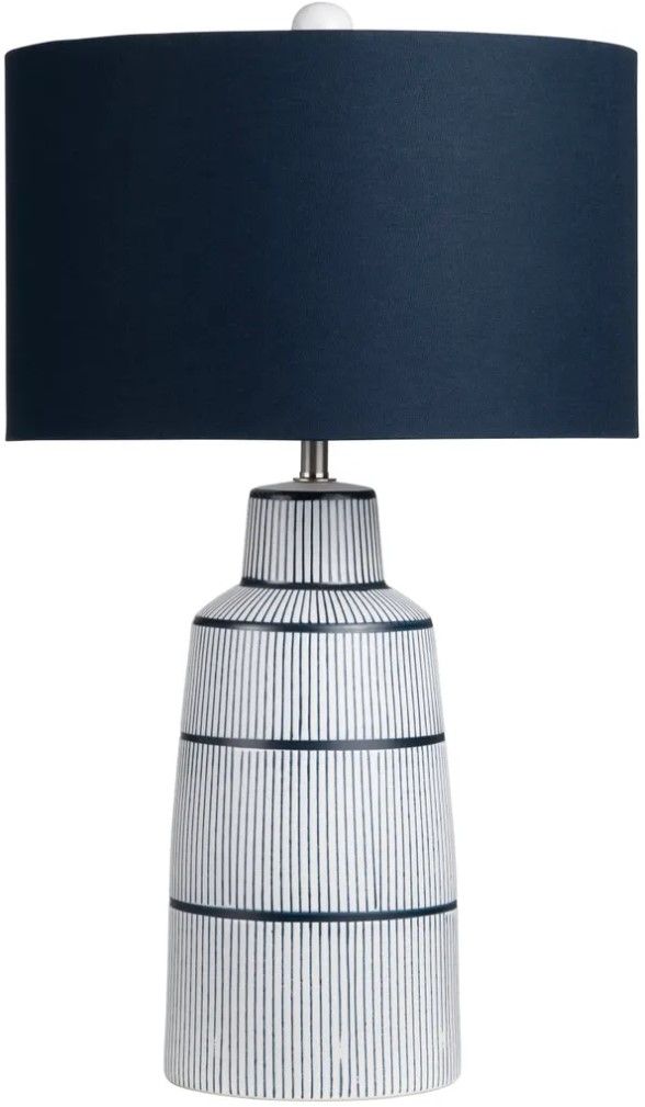 Crestview Collection Thorne Navy-White Table Lamp-0