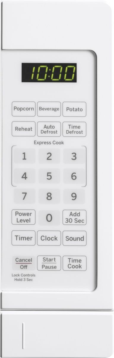 GE® 0.7 Cu. Ft. White Countertop Microwave-1