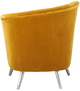 Moe's Home Collection Layan Yellow Right Accent Chair-4