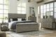 Signature Design by Ashley® Brennagan 5-Piece Gray King Panel Bed Set-5