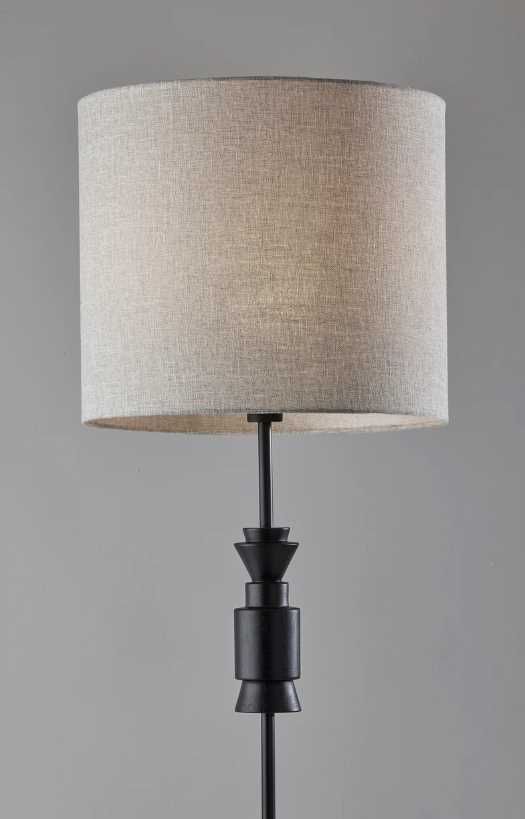 Adesso® Elton Black Floor Lamp-1