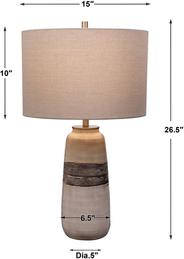 Uttermost® Comanche Off-White Table Lamp-2
