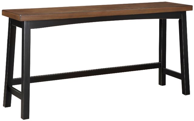 Homelegance® Caspian 4-Piece Black/Brown 42" Counter Dining Set-2