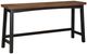 Homelegance® Caspian 4-Piece Black/Brown 42" Counter Dining Set-2