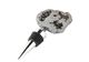 A & B Home Crystalline Silver Bottle Stopper-1