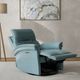 Parker House® Carnegie 2-Piece Verona Azure Power Cordless Swivel Glider Recliner Set-2