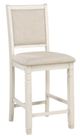 Homelegance® Asher Antique White/Beige Counter Height Chair-0