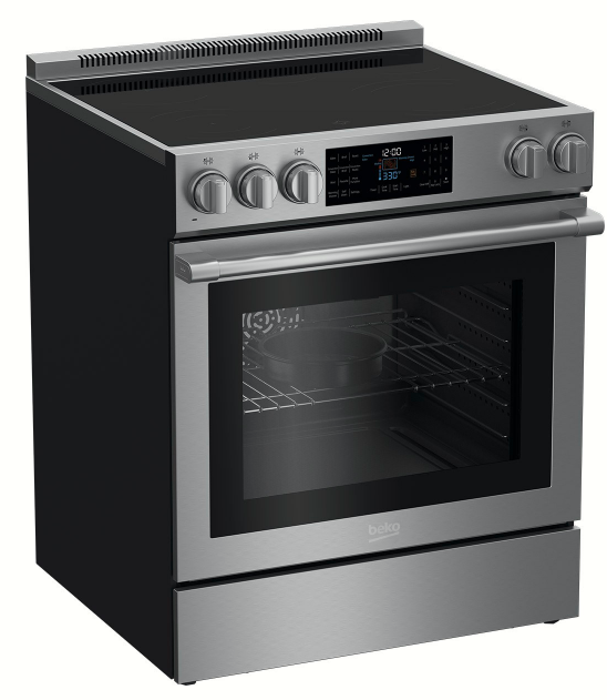 Beko 30" Stainless Steel Slide In Electric Range-1