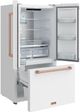 Thor Kitchen Gordon Ramsay Series 36" White French Door Counter Depth Refrigerator with Ice Maker & Rose Gold Hardware-5