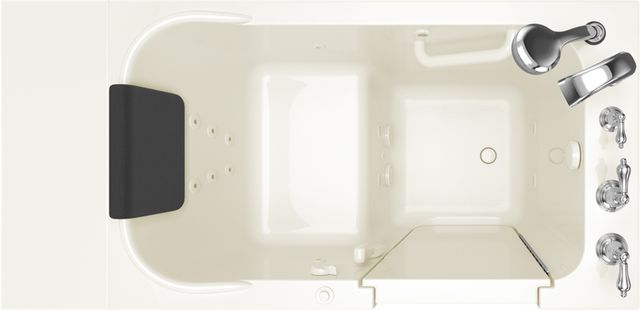 American Standard Premium Series Linen Alcove Whirlpool Walk-In Tub-1