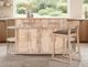International Furniture Direct Balam Gray/Stained White Barstool-1
