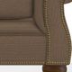 La-Z-Boy® Pembroke Bronze Loveseat with Brass Nailhead Trim-5