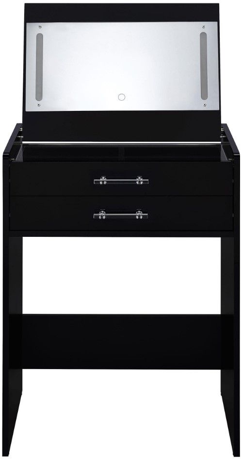 Coaster® Danbury 2-Piece Black High Gloss Vanity Set-2