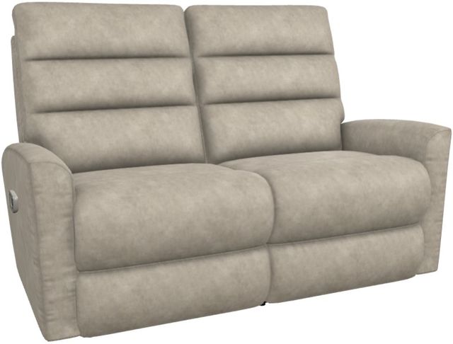 La-Z-Boy® Liam Pebble Power Wall Reclining Loveseat with Headrest-0