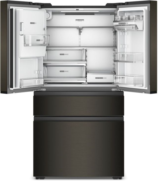 Whirlpool® 36" 21.86 Cu. Ft. Black Stainless Steel Counter Depth French Door Refrigerator-1
