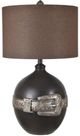 Crestview Collection Buckle Brown/Dark Brown Table Lamp-0