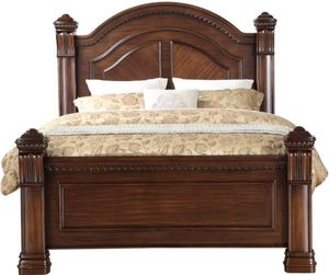 Austin Group Furniture Isabella Rich Brown Queen Bed