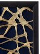 A & B Home Tannis 2-Piece Black/Blue/White Wall Art Set-3