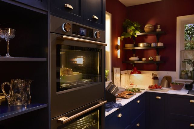 KitchenAid® 30" Black Ore Smart Double Electric Wall Oven with Intelligent Cooking Camera-1