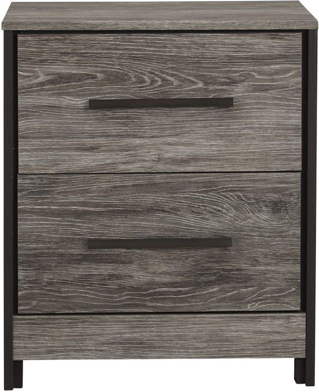 Signature Design by Ashley® Cazenfeld Black/Gray Nightstand-1