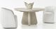 Bernhardt Arcadia White Dining Arm Chair-1