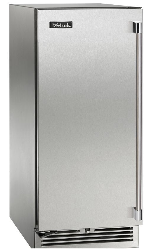 Perlick® Signature Series 15" Stainless Steel Outdoor Wine Reserve Glass Door-1