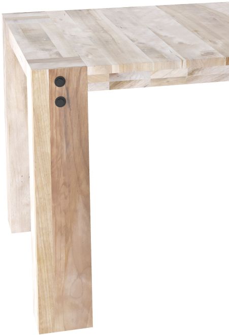 Canadel Customizable Loft Natural Washed Dining Table with Removable Leaf-1