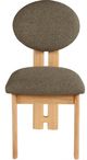 Meridian Furniture Napa Olive/Natural Boucle Upholstered Dining Chair-1