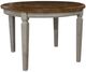John Thomas Furniture® Vista Hickory Dining Table with Stone Base-0