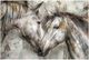 Classy Living Horses Together Wall Art-0