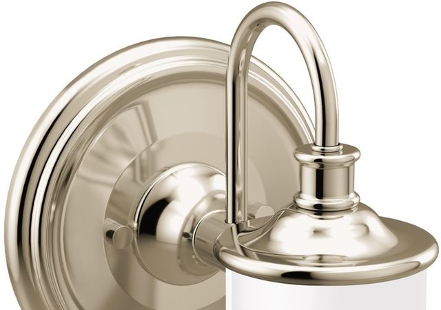 Moen® Belfield™ Polished Nickel One Globe Bath Light-1