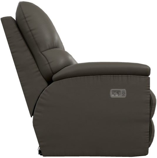 La-Z-Boy® Trouper Tar Power Reclining Loveseat with Headrest and Lumbar-2