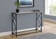 Monarch Specialties Inc. Grey 44"L Hall Console Table with Black Metal Base -1
