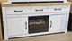 Signature Design by Ashley® Savonport Brown/White XL TV Stand with Fireplace Option-0