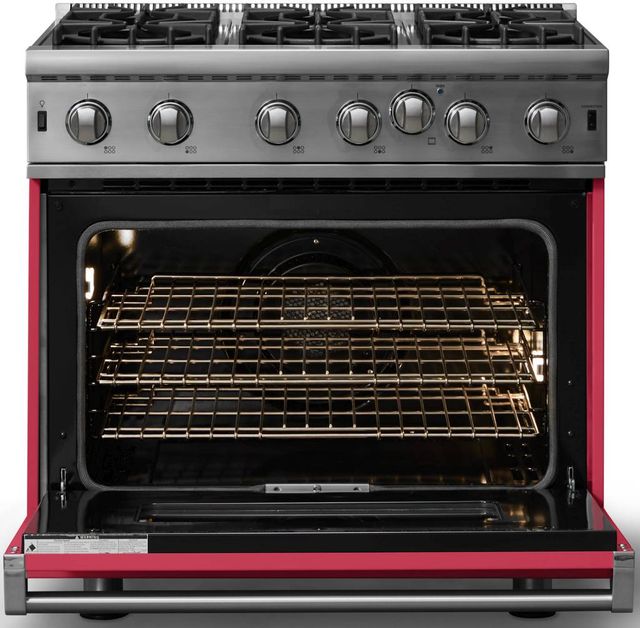 Viking® 5 Series 36" Valentine Pro Style Natural Gas Range-1