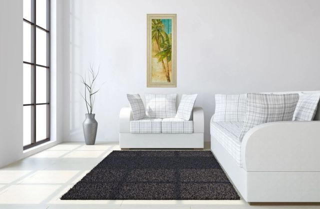 Classy Art Beach Palm Panel 1 by Patricia Pinto Framed Print Wall Art-2