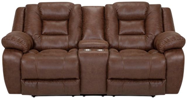 Franklin™ Hayworth Whitman Maple Manual Reclining Console Loveseat-3