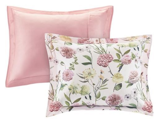 Olliix by Intelligent Design Ashley Blush Twin Extra Large Comforter and Sheet Set-3