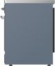 Ilve® Majestic III 30" Blue Gray Pro Style Induction Range with Triple Glass Door and Chrome Trim-3