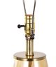A & B Home Gold/White Table Lamp-4