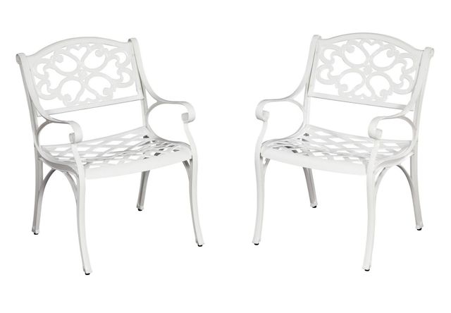 homestyles® Sanibel 5-Piece White Outdoor Dining Set-4