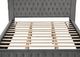 Furniture of America® Etherea Gray Queen Poster Bed-2