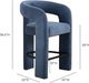 TOV Furniture Malone Blue Denim Chenille Counter Stool-1