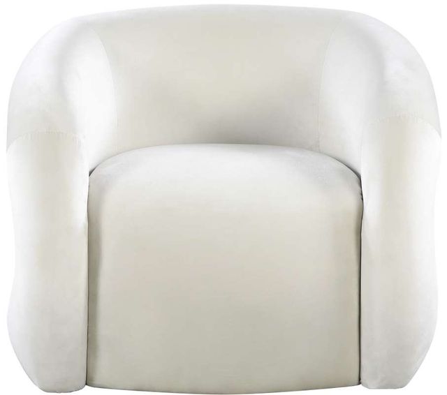 Meridian Furniture Roxbury Cream Velvet Accent Chair-1