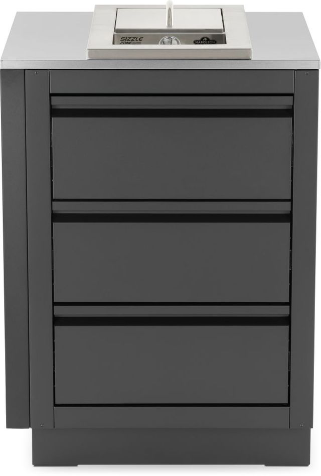 Napoleon OASIS® 24" x 26" Stainless Steel Countertop with 10" Burner Cutout-3